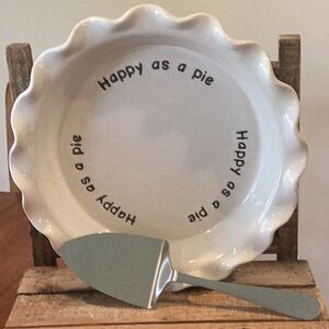 Happy as a Pie Plate with Server